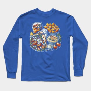 Comfort Food (Greek) Long Sleeve T-Shirt